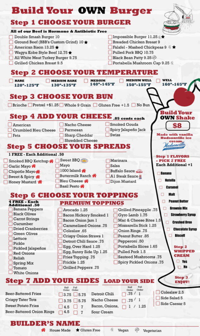 Canton menu